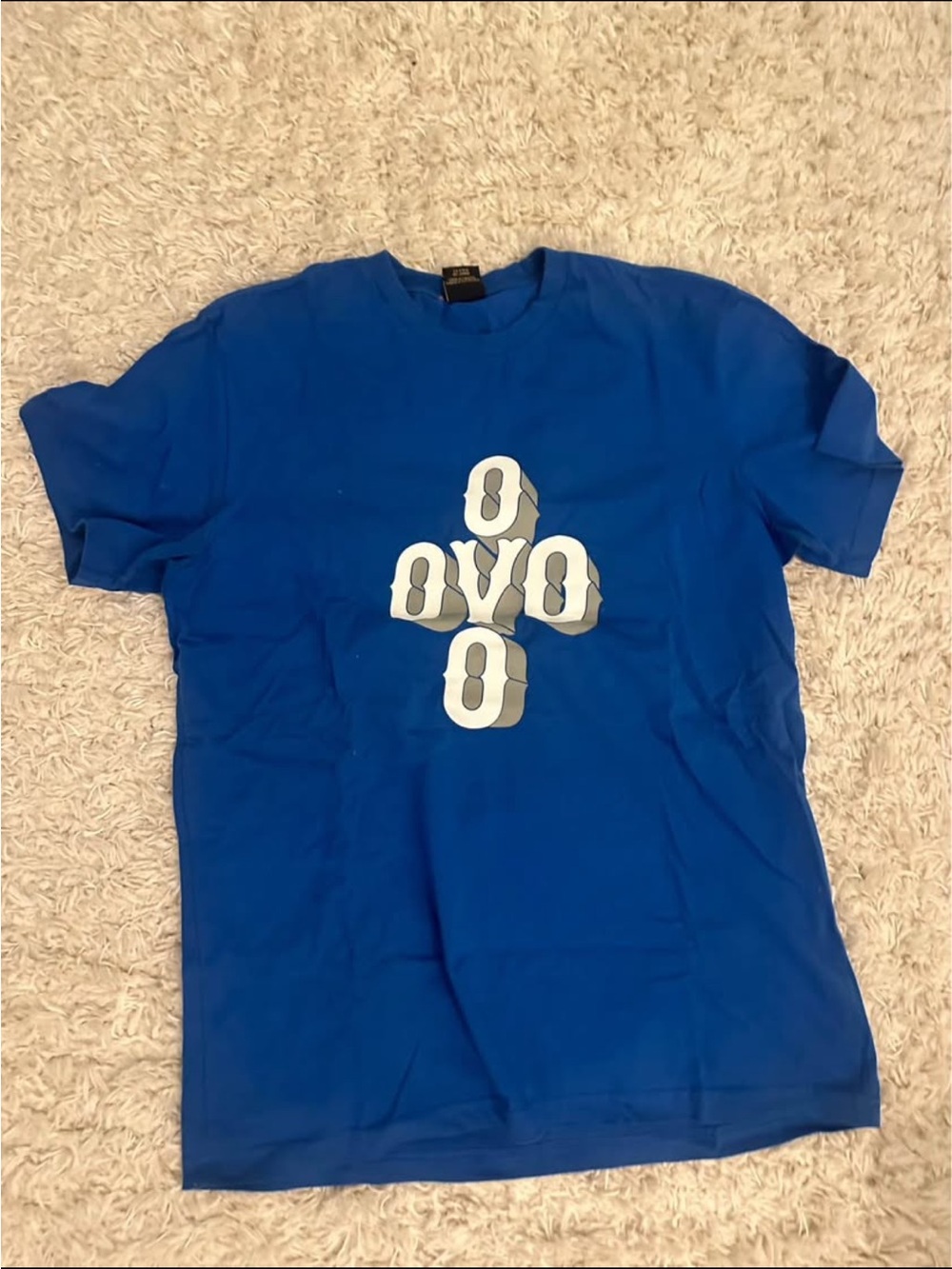 October's Very Own Blue Graphic Short Sleeve Tee